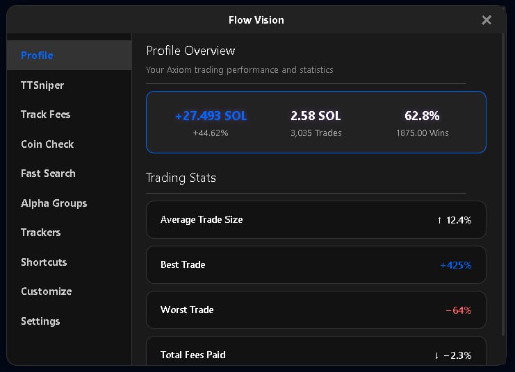 TradeFlow Trading Interface
